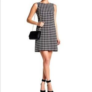 Tahari Houndstooth Sheath Dress